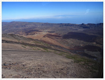 View from atop Mount Teide